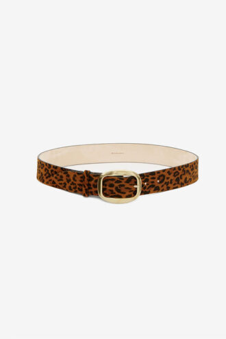 Dara Suede Calfskin Leather Belt