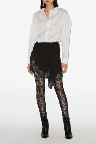 Enaya Short Silk Scarf Skirt