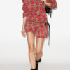 Gisen Short Plaid Skirt Gisen Short Plaid Skirt