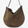 Oskan Hobo Soft Suede Calfskin Leather Bag