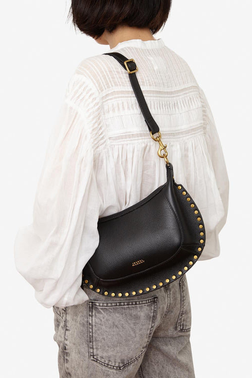 Oskan Moon Shoulder Bag in Full-Grain Leather Oskan Moon Shoulder Bag in Full-Grain Leather