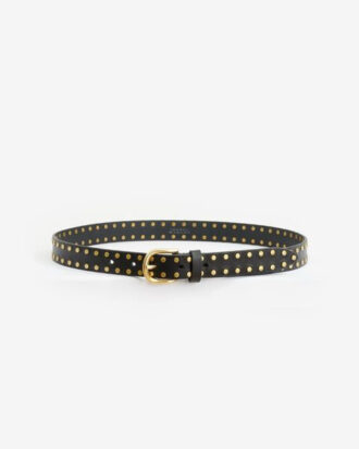 Zap Leather Buckle Belt